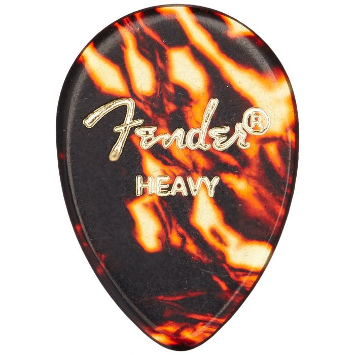 Fender 358 Shape Celluloid Guitar Picks - SHELL, HEAVY - 72-Pack (1/2 Gross)