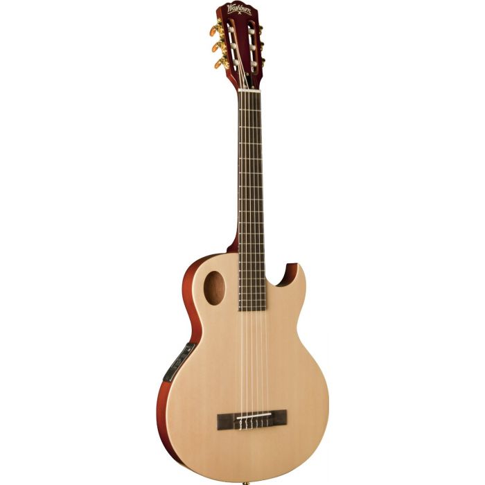 Washburn EACT42S Festival Thinline Classical Acoustic Electric Guitar - NATURAL