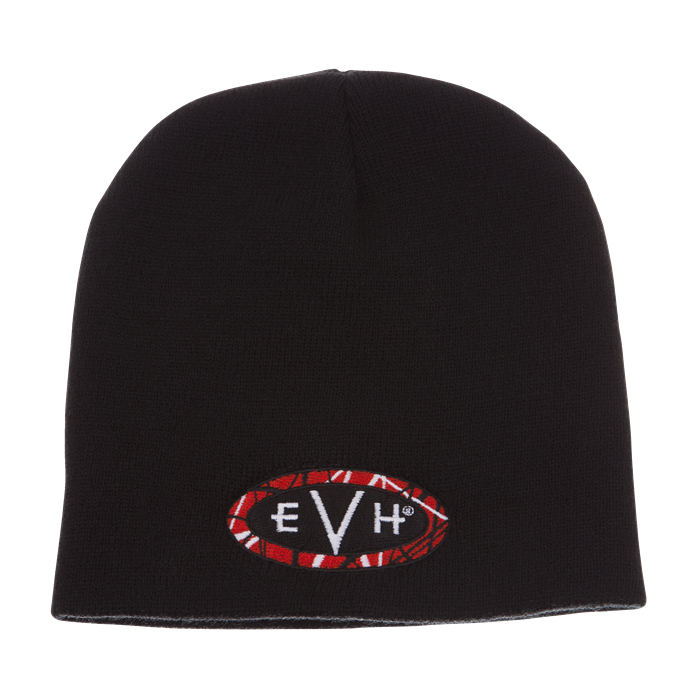 EVH Eddie Van Halen Black Knitted Beanie Hat