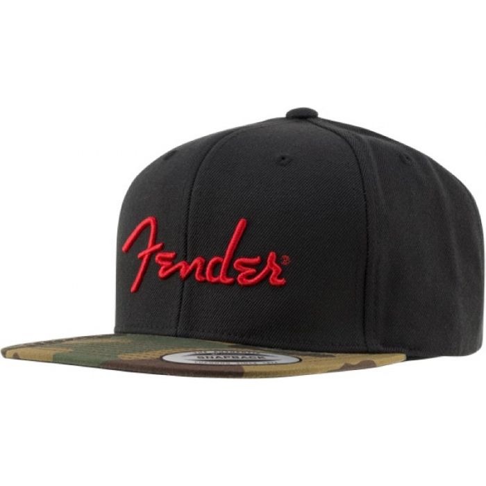 Fender Camo Flatbill Hat, Camo, One Size Fits Most 919-0119-000
