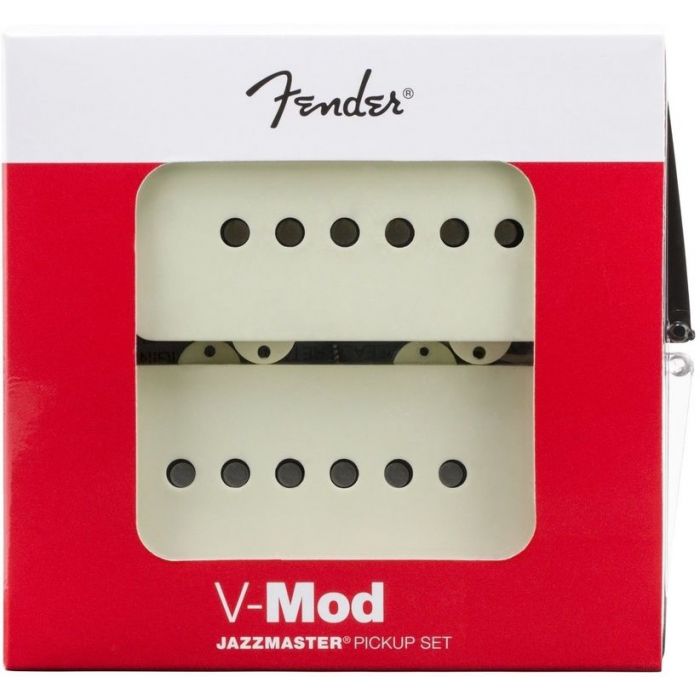 Genuine Fender V-MOD Pickup Set for Jazzmaster Guitar - Aged White, 099-2270-000