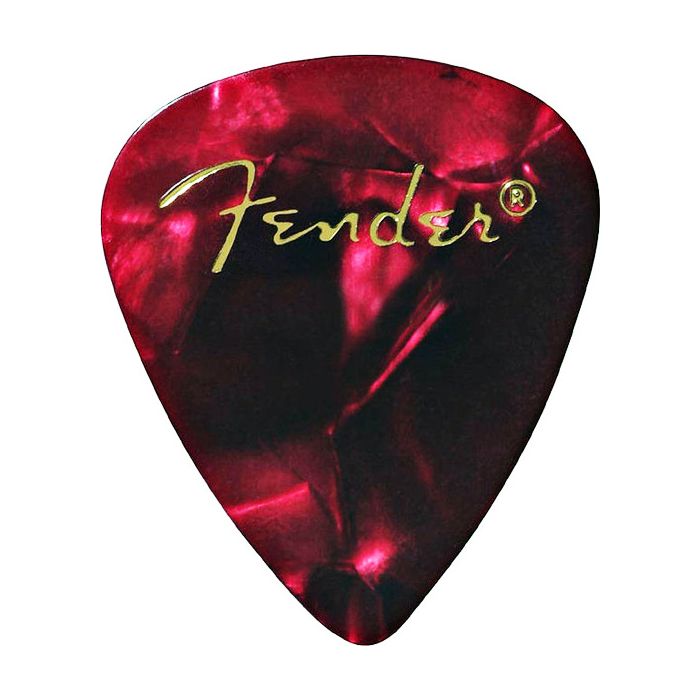 Fender 351 Premium Celluloid Guitar Picks - RED MOTO, MEDIUM 144-Pack (1 Gross)