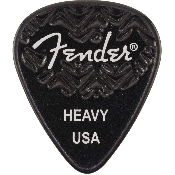 Genuine Fender Wavelength 351 Guitar Picks (6 Pack) HEAVY, BLACK