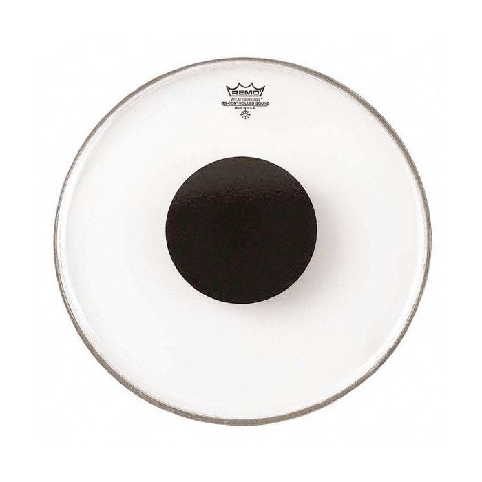 Remo 26" Clear Controlled Sound Bass Drum Head Black Dot 