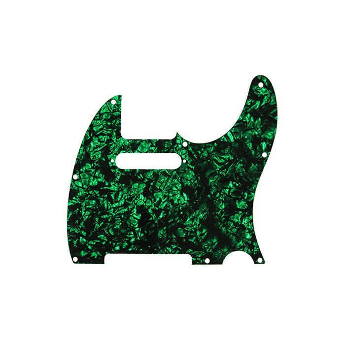 D'Andrea Pro Telecaster/Tele 8-Hole Guitar Pickguard - Green Pearl, DPP-TL-GRP