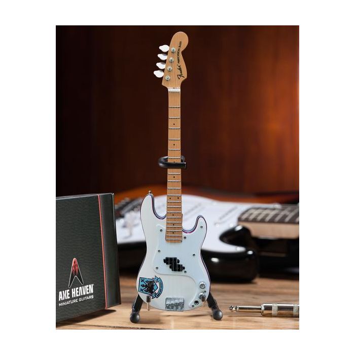 AXE HEAVEN Licensed Fender Precision Bass- Steve Harris Sig. Miniature Guitar Gift