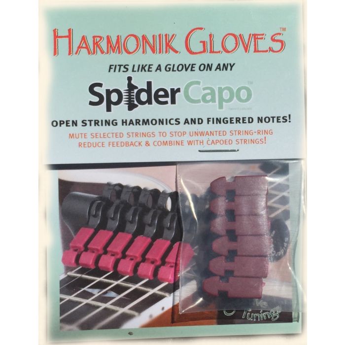 Spider Capo Harmonik Gloves/Mutes (6) String Harmonics Attachment for SpiderCapo