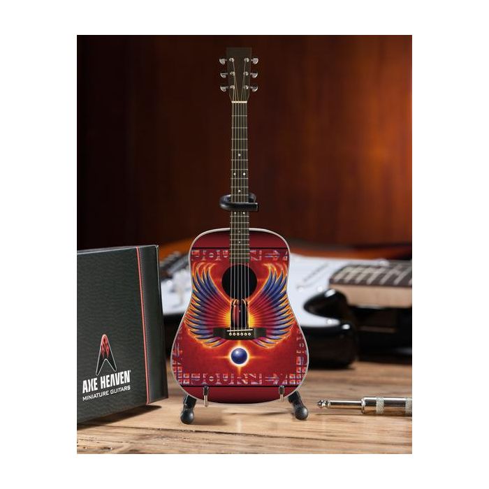 AXE HEAVEN  Journey Greatest Hits Album Tribute Acoustic Miniature Guitar Display Gift