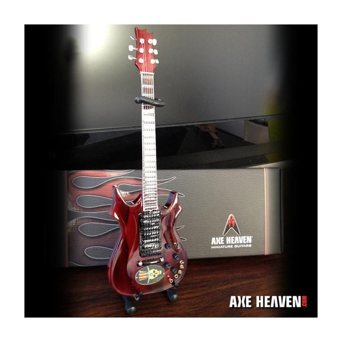 AXE HEAVEN Official Jerry Garcia Top Hat Dead Head Tribute Miniature Guitar Gift