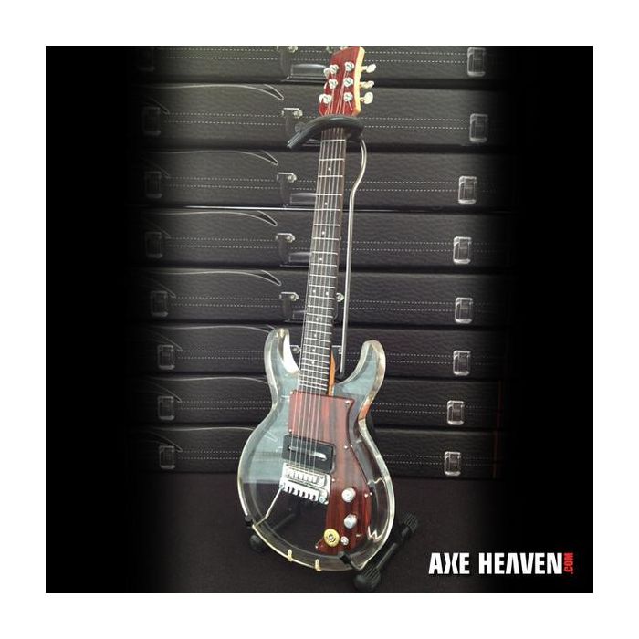 AXE HEAVEN Dave Grohl’s Dan Armstrong See-Through Acrylic Miniature Guitar Display Gift