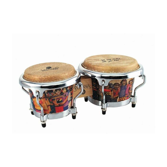 Latin Percussion Santana Supernatural MINI Tunable Bongos Drums - LPM200-AW