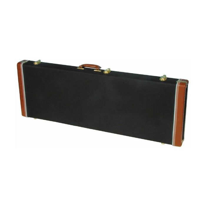 MBT Universal Hardshell Electric Guitar Case - Black/Brown Nylon Covered
