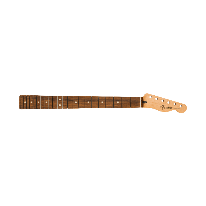 Fender Telecaster/Tele Neck, 22 Medium Jumbo Frets, Pau Ferro, 9.5", Modern "C"
