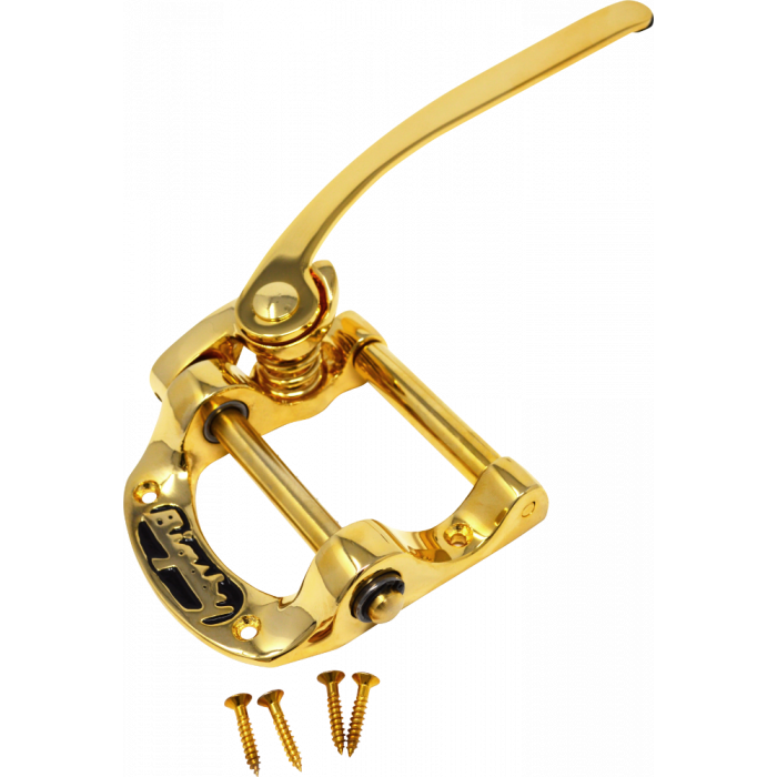 Bigsby B5LH Vibrato/Tremolo Tailpiece, LEFT-HANDED, Gold