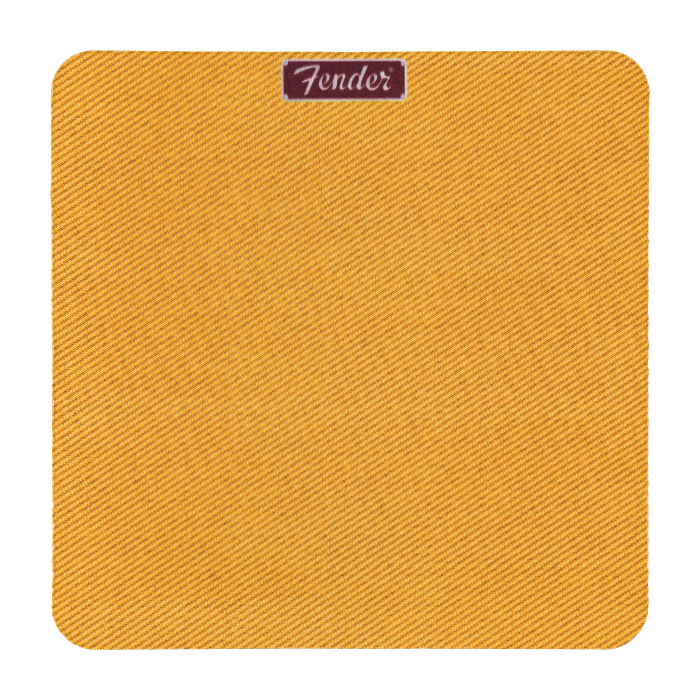 Genuine Fender Guitars Mousepad Gift, Yellow Tweed Print 