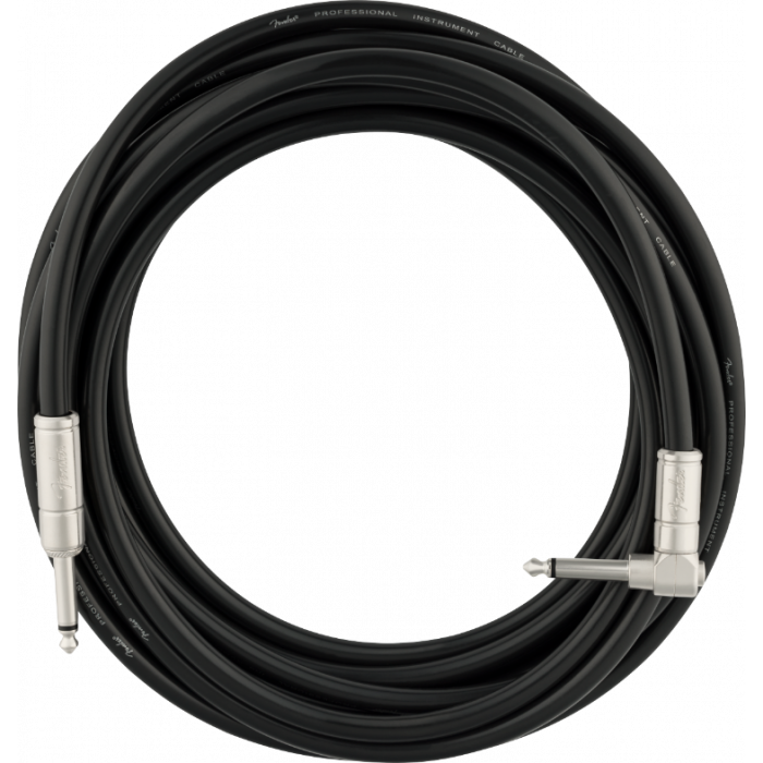 Fender Professional Series Kill Switch Guitar Cable, Straight/Angle, 18.6'