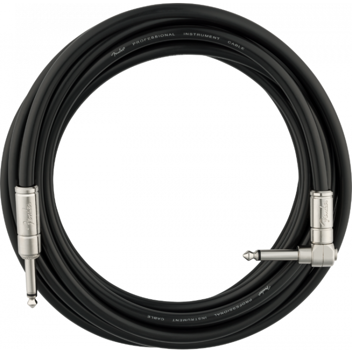 Fender Professional Series Kill Switch Guitar Cable, Straight/Angle, 15'