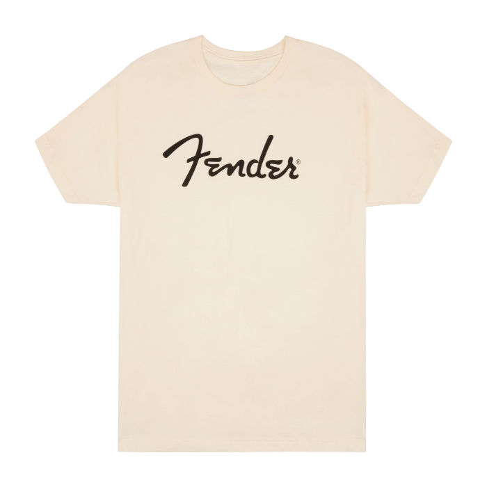 Fender Spaghetti Logo Guitar T-Shirt, Olympic White, XXL, 2XL