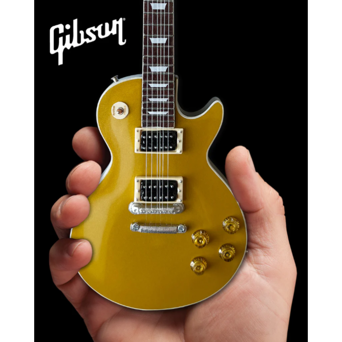 AXE HEAVEN Gibson Les Paul Standard Slash “Victoria” Goldtop Mini Guitar Gift