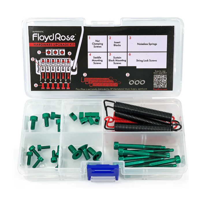 Genuine Floyd Rose Hardware Upgrade Kit - Stainless Steel, Green