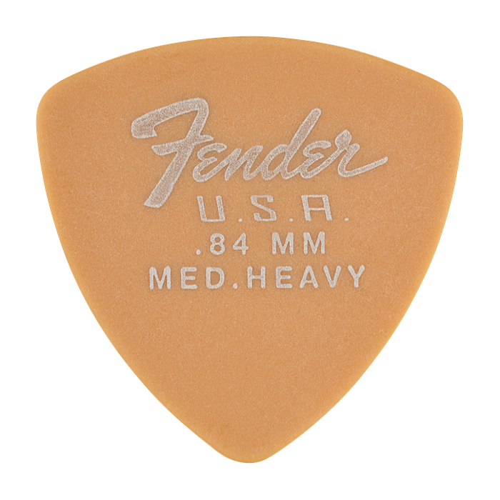 Fender Dura-Tone 346 Shape Guitar Picks, .84, Butterscotch Blonde, 12-Pack