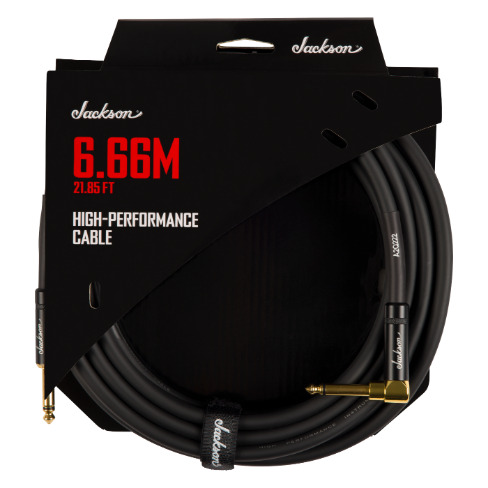  Jackson High Performance Guitar/Instrument Cable, Right-Angle, 21.85' ft