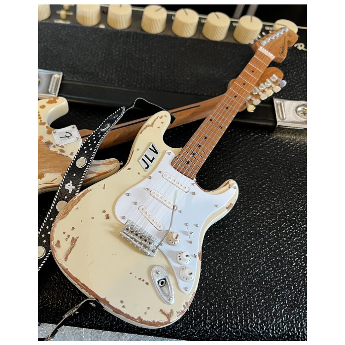 AXE HEAVEN Jimmie Vaughan Custom Vintage Fender Strat Miniature Guitar Gift