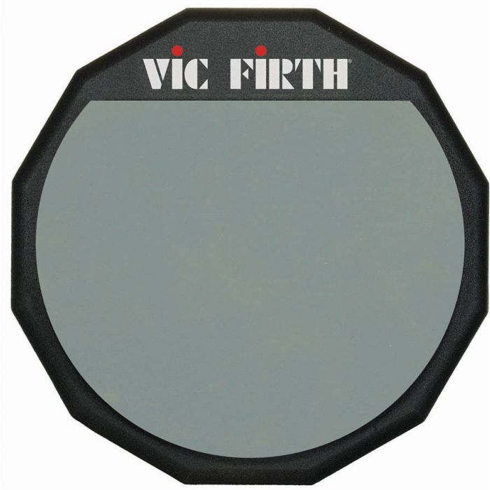 Vic Firth 12" Drum Practice Pad Single Sided Soft Rubber