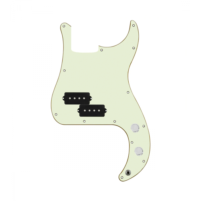 920D Custom  Precision Bass Loaded Pickguard, Drive (Hot), Mint Green Pickguard, and PB Wiring Harness