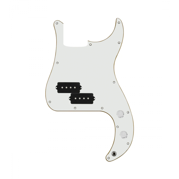 920D Custom  Precision Bass Loaded Pickguard, Drive (Hot), Parchment Pickguard, and PB Wiring Harness
