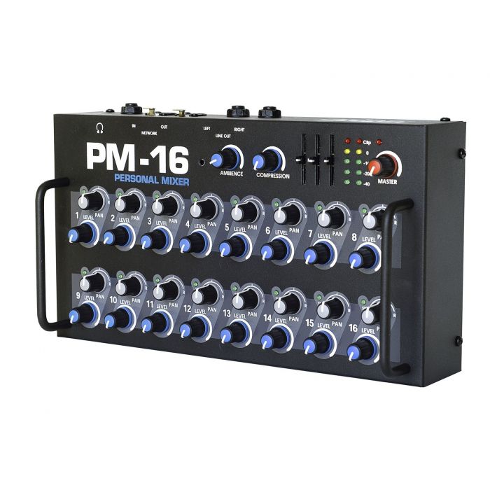 Elite Core PM16 16-Channel Pro Personal Monitor Mixer with Neutrik Ethercon