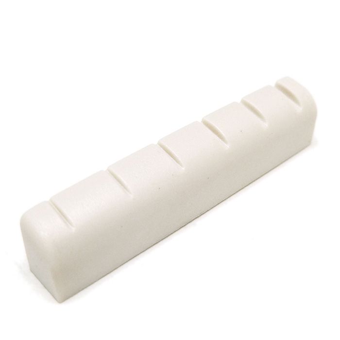 Graph Tech TUSQ Slotted 1/4" White Acoustic Guitar Nut, PQ-6143-00