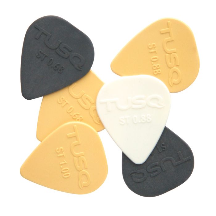 Graph Tech TUSQ (6-Pack) Standard Guitar Picks, Mixed Pack, PQP-0010-ST