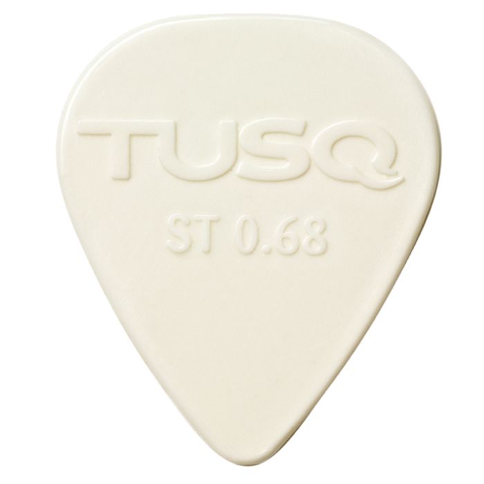 Graph Tech TUSQ Standard White Guitar Picks .68MM (6 Pack Set) - Bright Tone