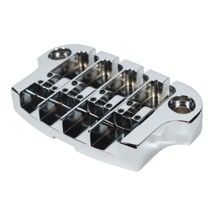 Hipshot SuperTone 3-Point Replacement Bridge for 4-String Gibson Bass - CHROME