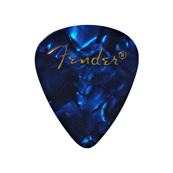 Fender 351 Premium Celluloid Guitar Picks - BLUE MOTO, HEAVY 144-Pack (1 Gross)