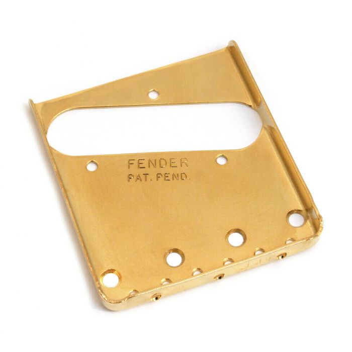 Genuine Fender Bridge Plate for American Vintage Tele/Telecaster - GOLD
