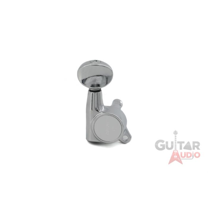 Gotoh SG381-05 Oval Button Guitar Tuners - 3x3 Set, CHROME