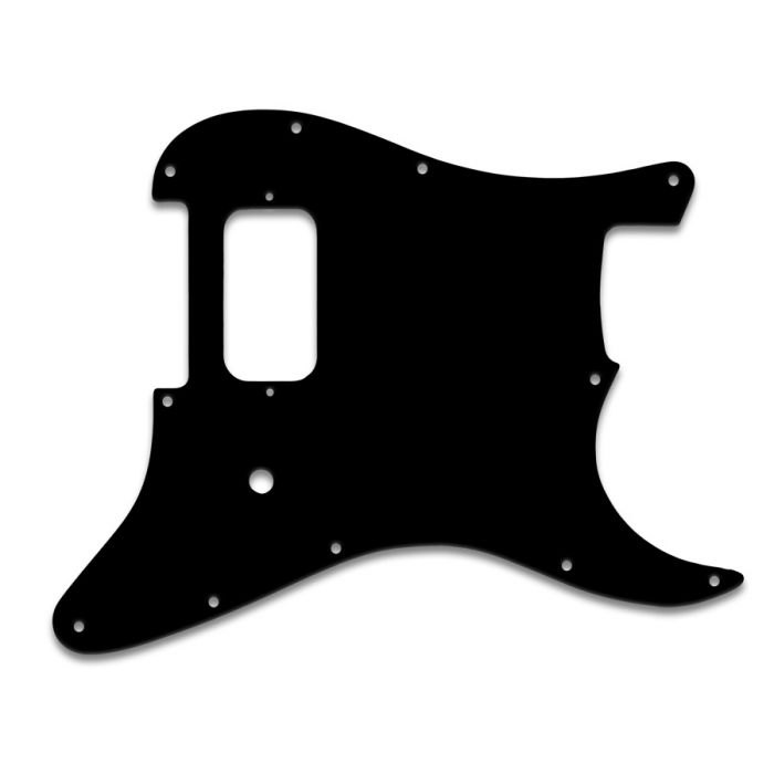 WD Music Fender Licensed Tom Delonge Stratocaster/Strat Guitar PICKGUARD Black