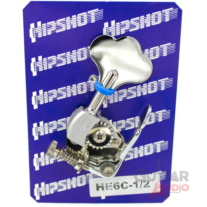 Hipshot HE6C-1/2 Clover Key Ultralite Bass Extender D-Tuner Tuning Key - CHROME