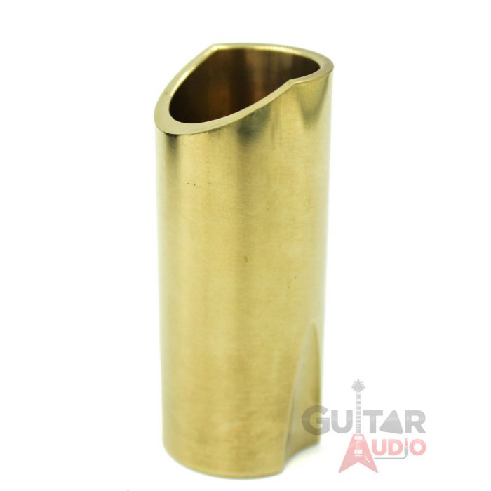 The Rock Slide, Polished Brass Guitar Slide, Large