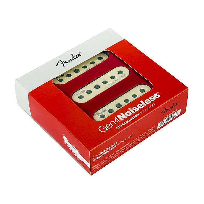 Genuine Fender GEN 4 Noiseless Stratocaster/Strat Guitar Pickup Set - AGED WHITE