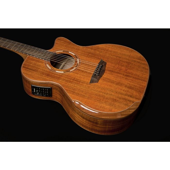 Washburn WCG55CE Comfort Series Grand Auditorium Koa Acoustic-Electric Guitar