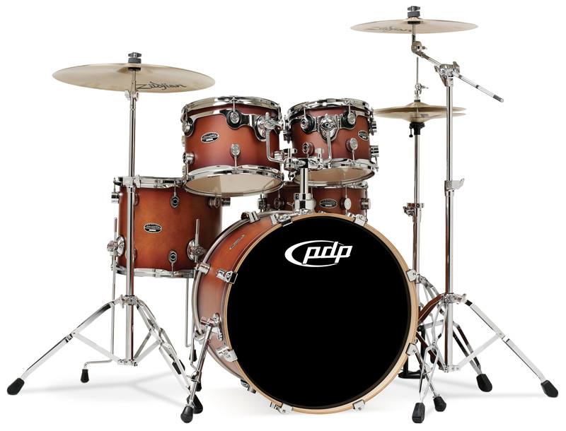 pdp fs series birch tobacco burst drum shell pack