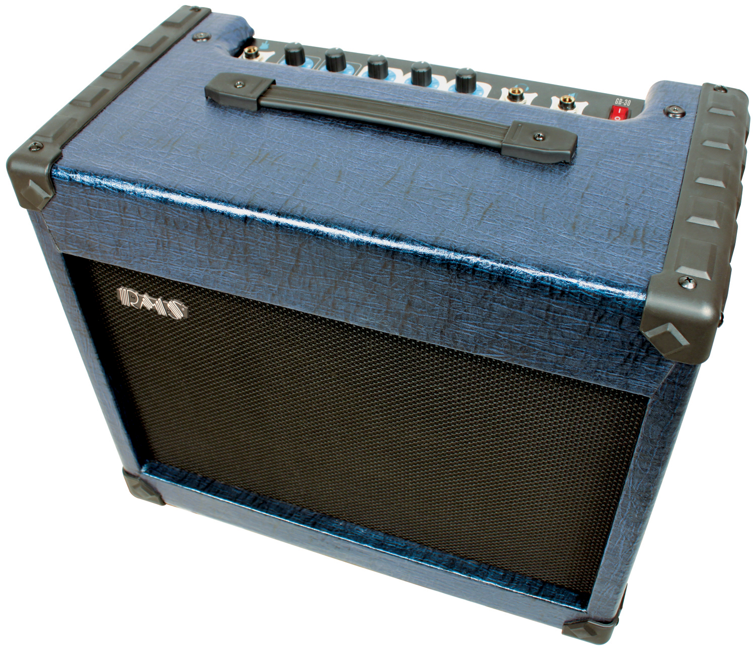 RMS Blue Amplifiers GB30 30 Watt Portable Bass Guitar Amp w/ 6.5 